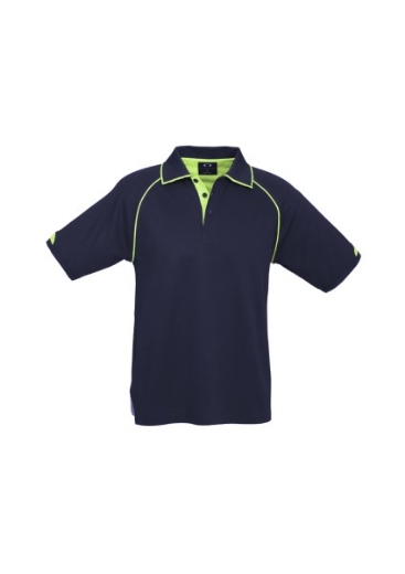 Picture of Biz Collection Mens Fusion Polo Shirt Bizcool Cotton Back polyester